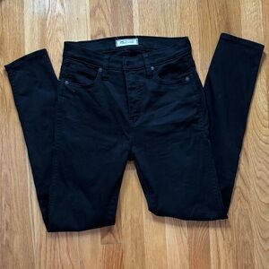 Madewell 10” High-Rise Black Skinny Pants